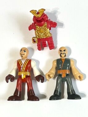 Fisher-Price Imaginext Ninja Warrior Red Castle Samurai & Orange Army Samurai